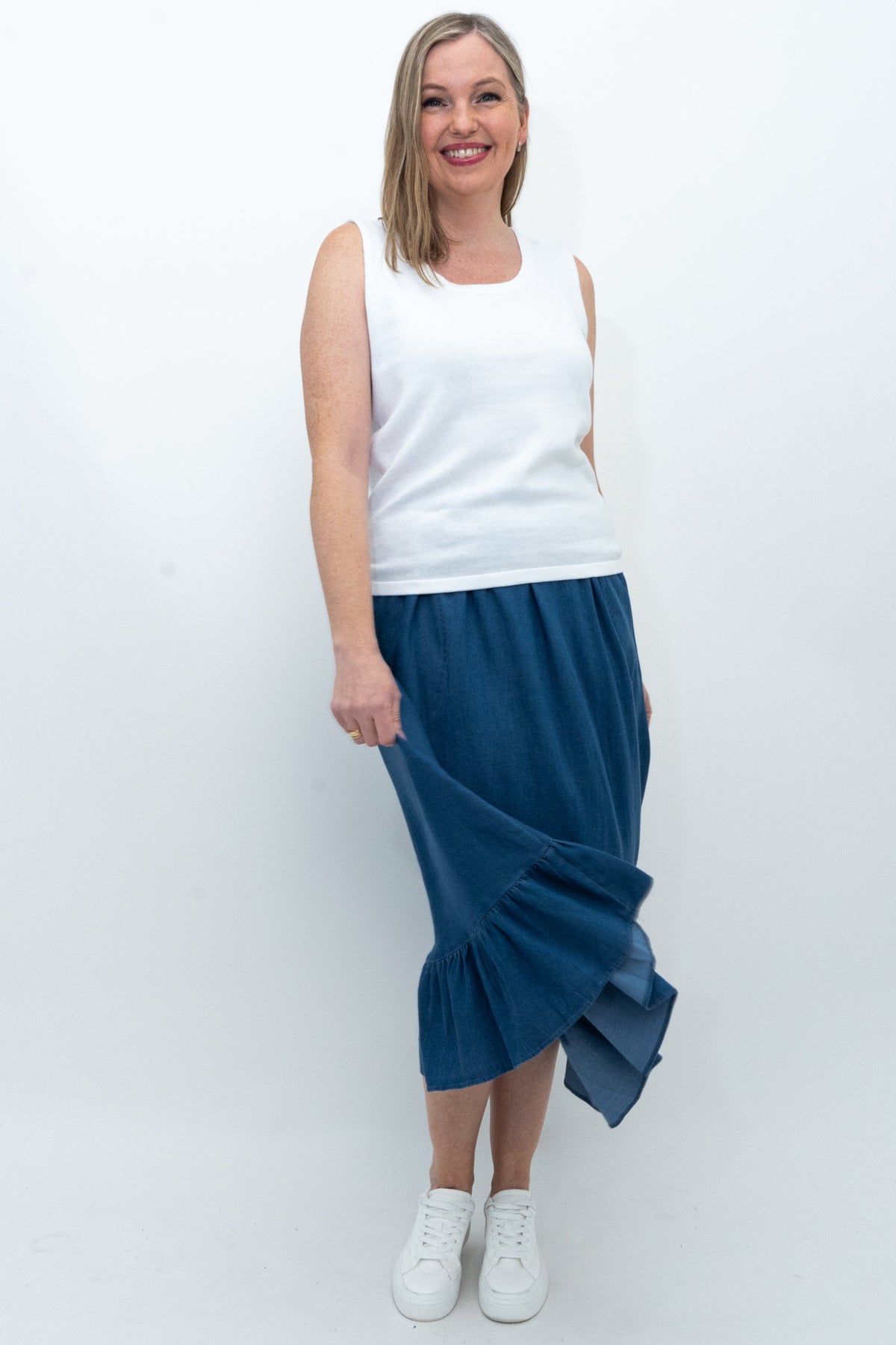 Janet Skirt, Tencel Denim