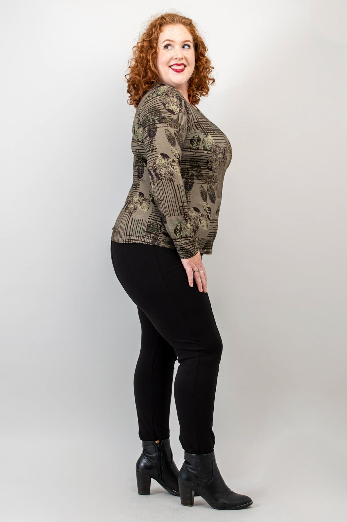 Mariah Top, Fall Sketch, Bamboo - Final Sale