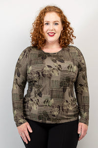 Mariah Top, Fall Sketch, Bamboo - Final Sale