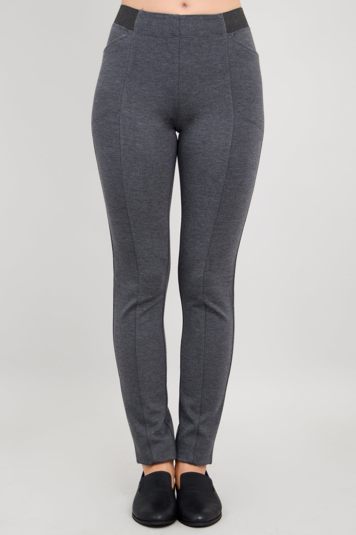 Nadia Petite Pant, Granite, Modal