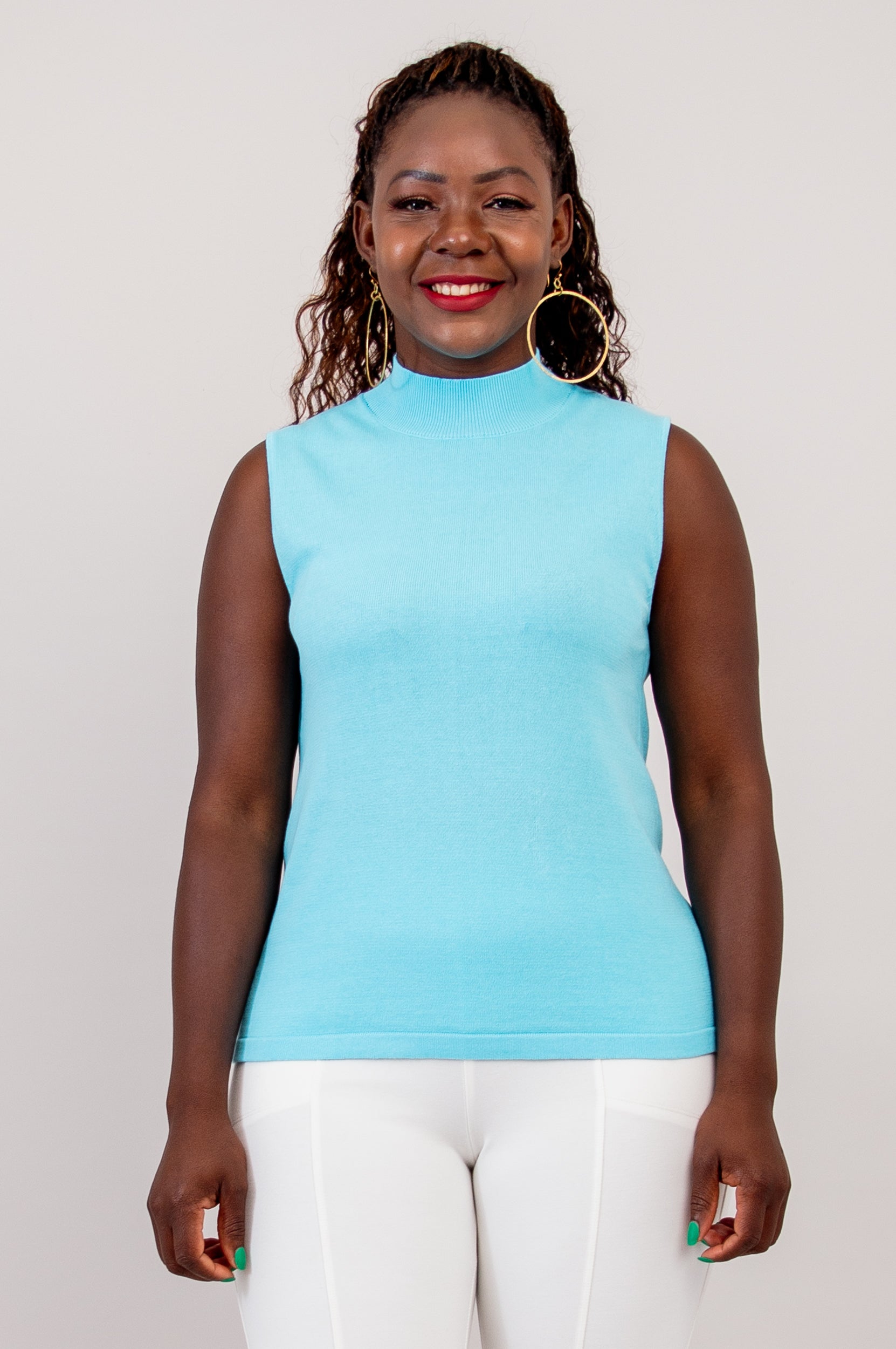Riley Tank Totally Turquoise Pure Coconut Ric Rac main image 0