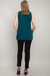 Relaxed Tank, Teal, Bamboo - Final Sale