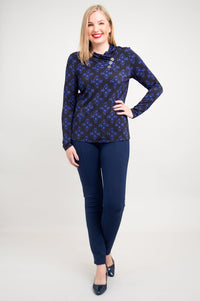 Trinity L/S Top, Blue French, Bamboo - Final Sale