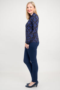 Trinity L/S Top, Blue French, Bamboo - Final Sale