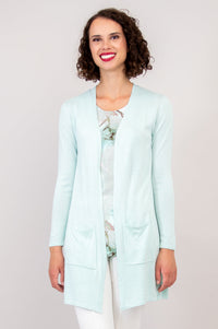 Justine Sweater, Fresh Mint, Bamboo Cotton