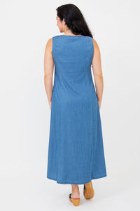 Madison Dress, Tencel Denim