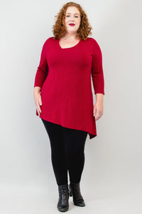 Winnie Tunic, Red Zebra, Bamboo  - Final Sale