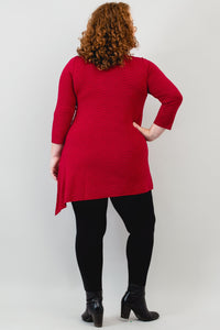 Winnie Tunic, Red Zebra, Bamboo  - Final Sale