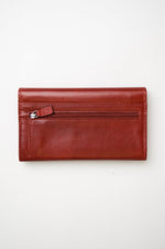 Adrian Klis 105 Ladies Wallet, Dark Red, Leather