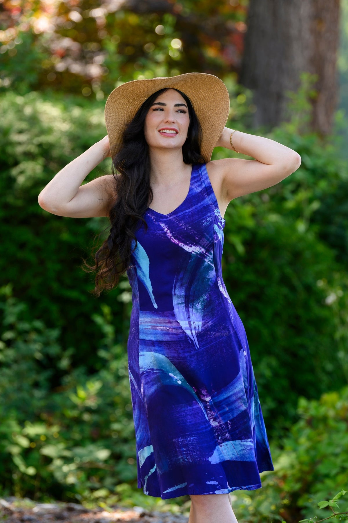 Sara Dress, Ocean Breeze