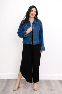 Sanito Jumpsuit, Black, Linen Bamboo