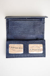 Adrian Klis 102 Ladies Wallet, Blue, Leather