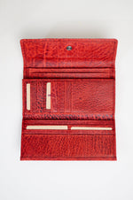 Adrian Klis 102 Ladies Wallet, Red, Leather