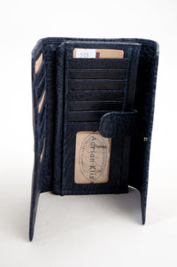 Adrian Klis 105 Ladies Wallet, Light Olive Green, Leather