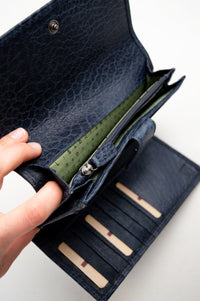 Adrian Klis 105 Ladies Wallet, Light Olive Green, Leather
