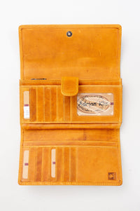 Adrian Klis 105 Ladies Wallet, Light Olive Green, Leather