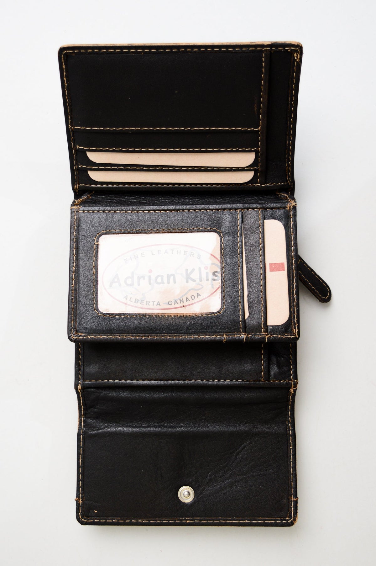 Adrian Klis 106 Unisex Wallet, Vintage, Leather