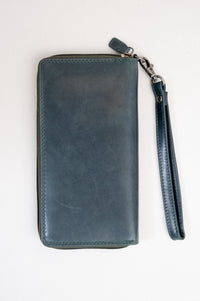 Adrian Klis 195 Wallet, Dark Green, Buffalo Leather