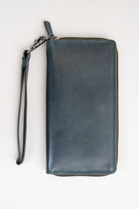 Adrian Klis 195 Wallet, Dark Green, Buffalo Leather