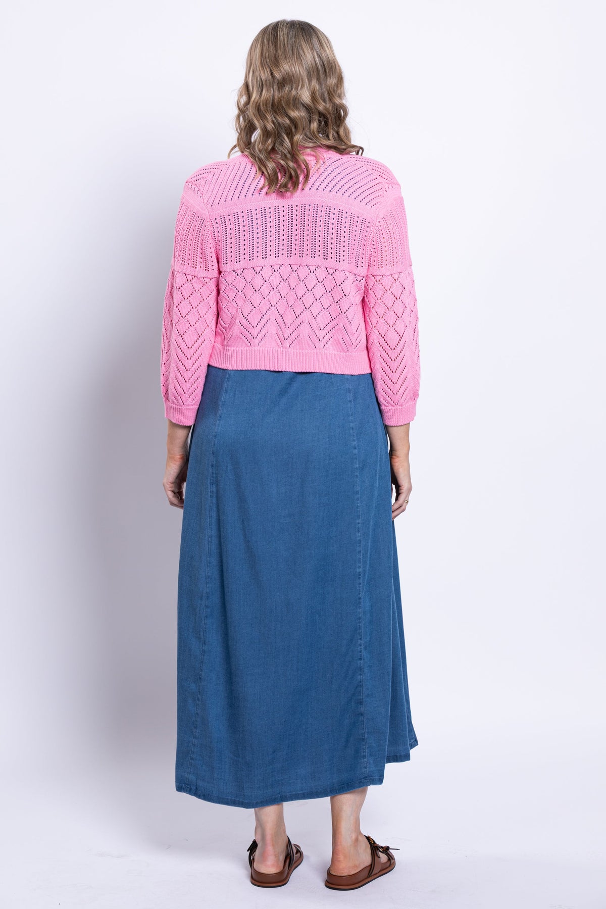 Aldi Sweater, Pink, Cotton