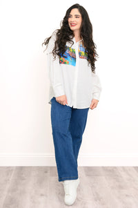 Alex Blouse, Venice, Linen Viscose