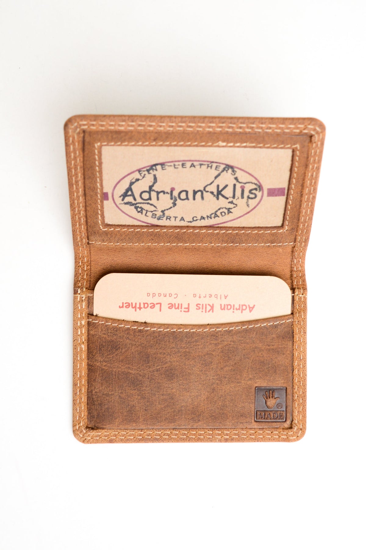 Adrian Klis 222 ID Holder, Buffalo Leather