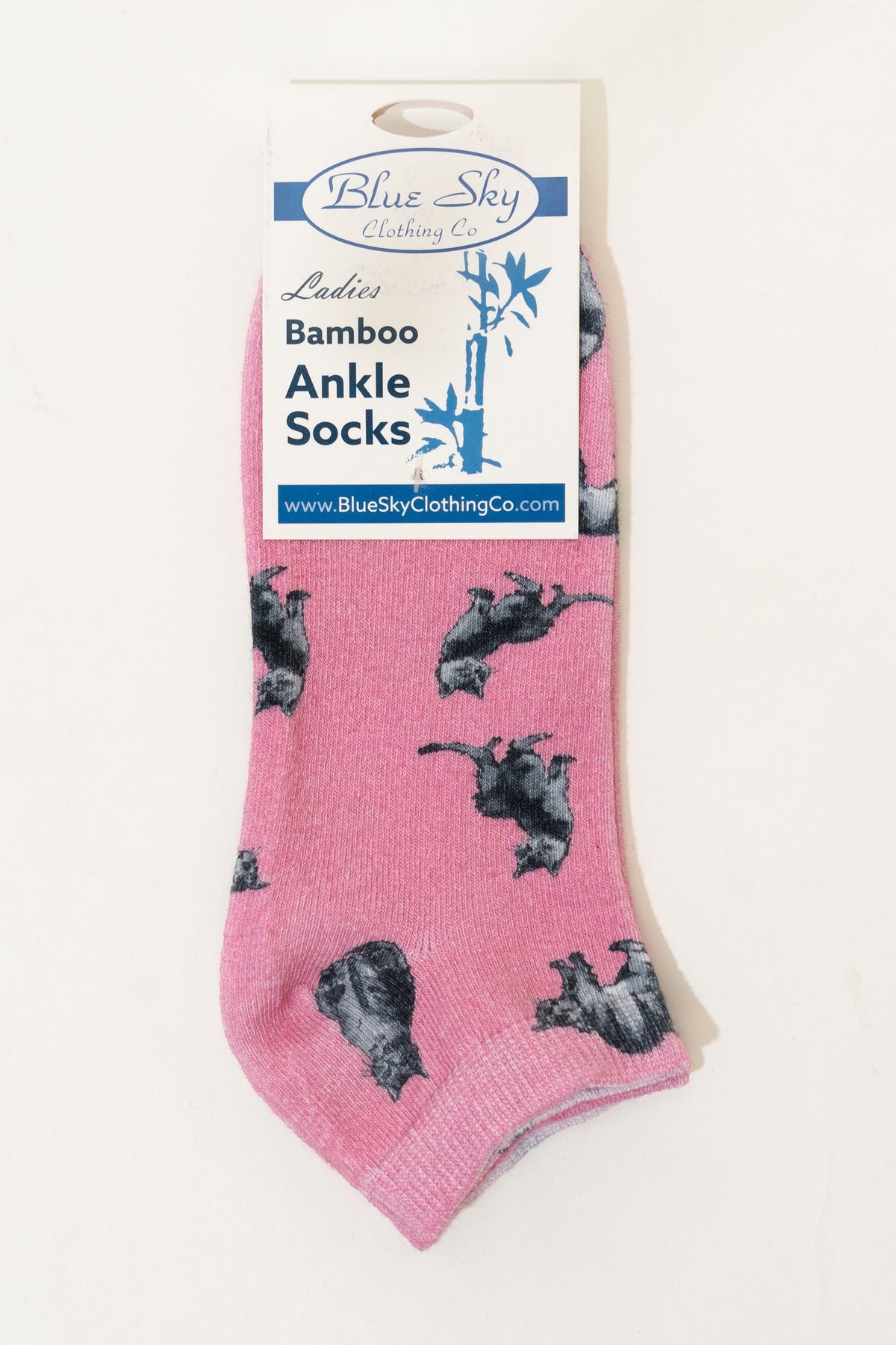 Ladies Ankle Bamboo Socks, Assorted Prints