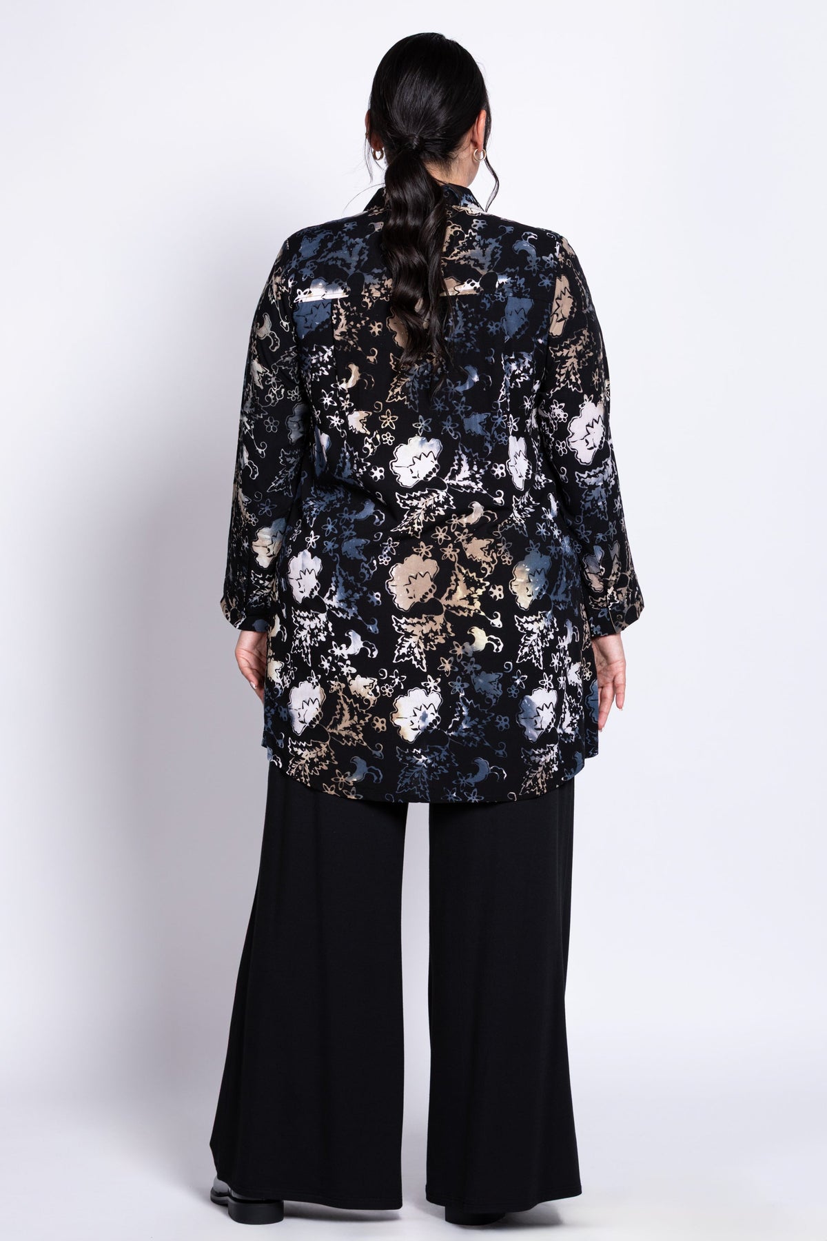 Asus Blouse, Black Wind