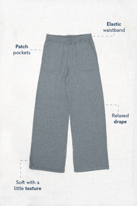 Polita Pant, Grey, Cotton