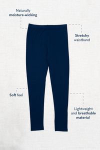 Ruby Legging, Black, Bamboo