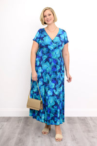 Aurora Maxi Dress, Ocean Reef, Bamboo