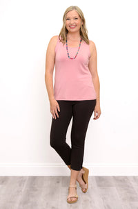 Avalon Tank, Dusty Rose, Bamboo