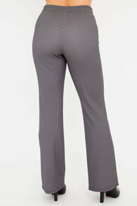 Back view of Sasha bootcut pants displaying tailored fit