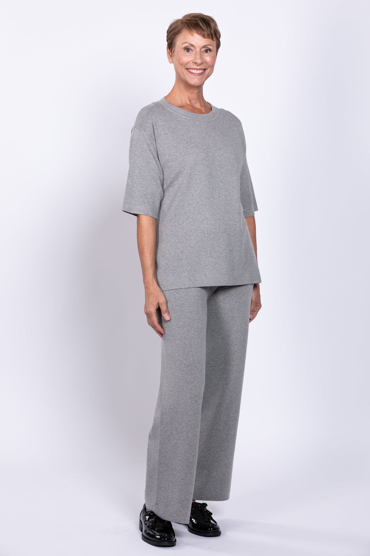 Bailey Pant, Charcoal Light, Cotton