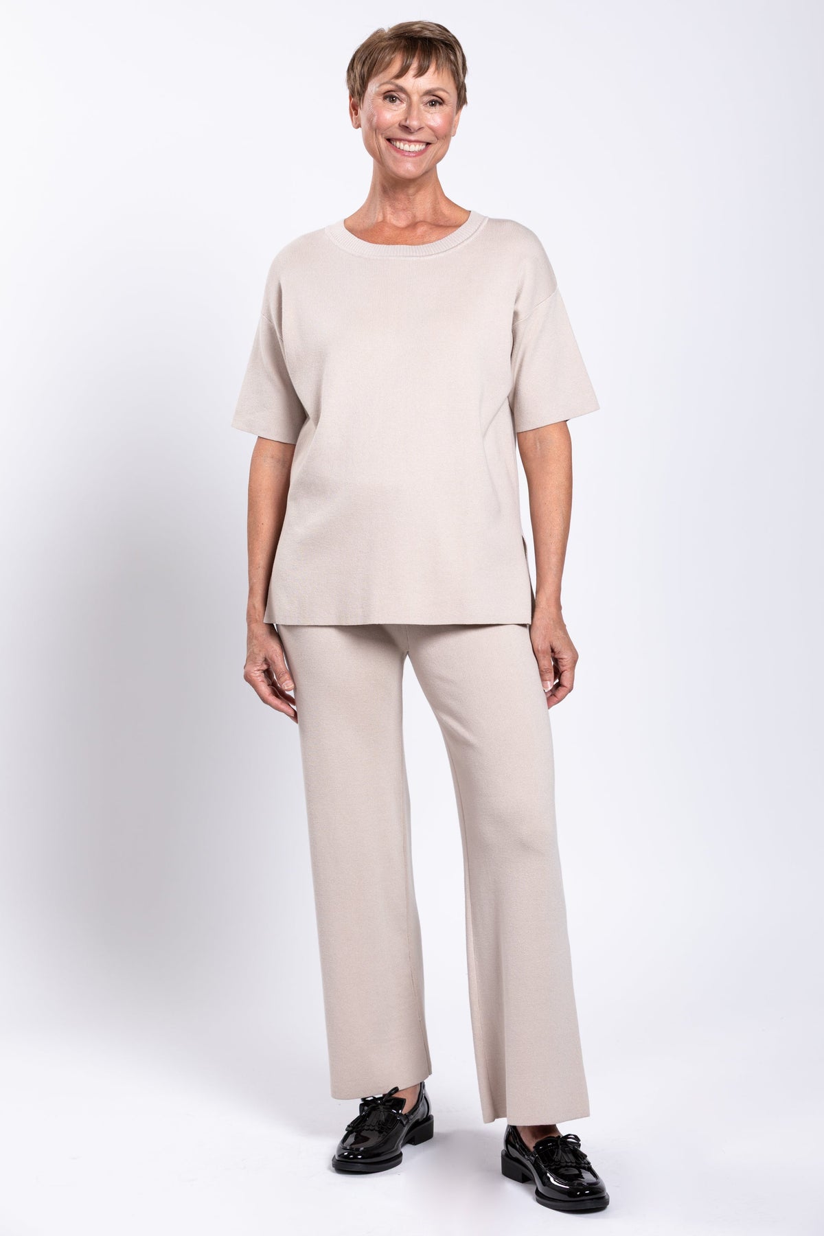 Bailey Sweater, Tan, Cotton