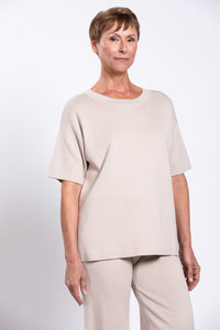 Bailey Sweater, Tan, Cotton