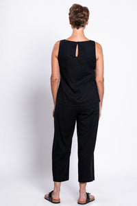 Boardwalk Pant, Black, Linen Viscose