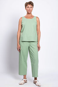 Boardwalk Pant, Sage, Linen Viscose