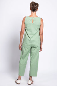 Boardwalk Pant, Sage, Linen Viscose