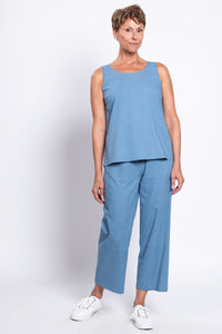 Boardwalk Pant, Soft Denim, Linen Viscose