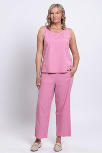 Boardwalk Pant, Soft Pink, Linen Viscose