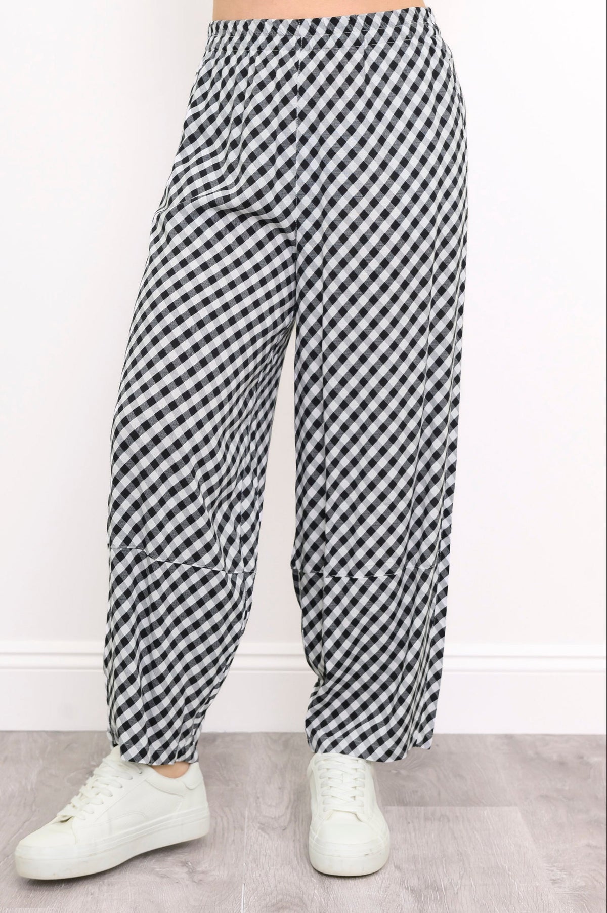 Boardwalk Pant, BW Gingham, Linen Bamboo