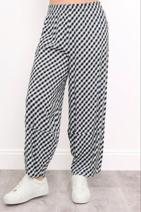 Boardwalk Pant, BW Gingham, Linen Bamboo