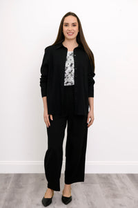 Boardwalk Pant, Black, Linen Viscose