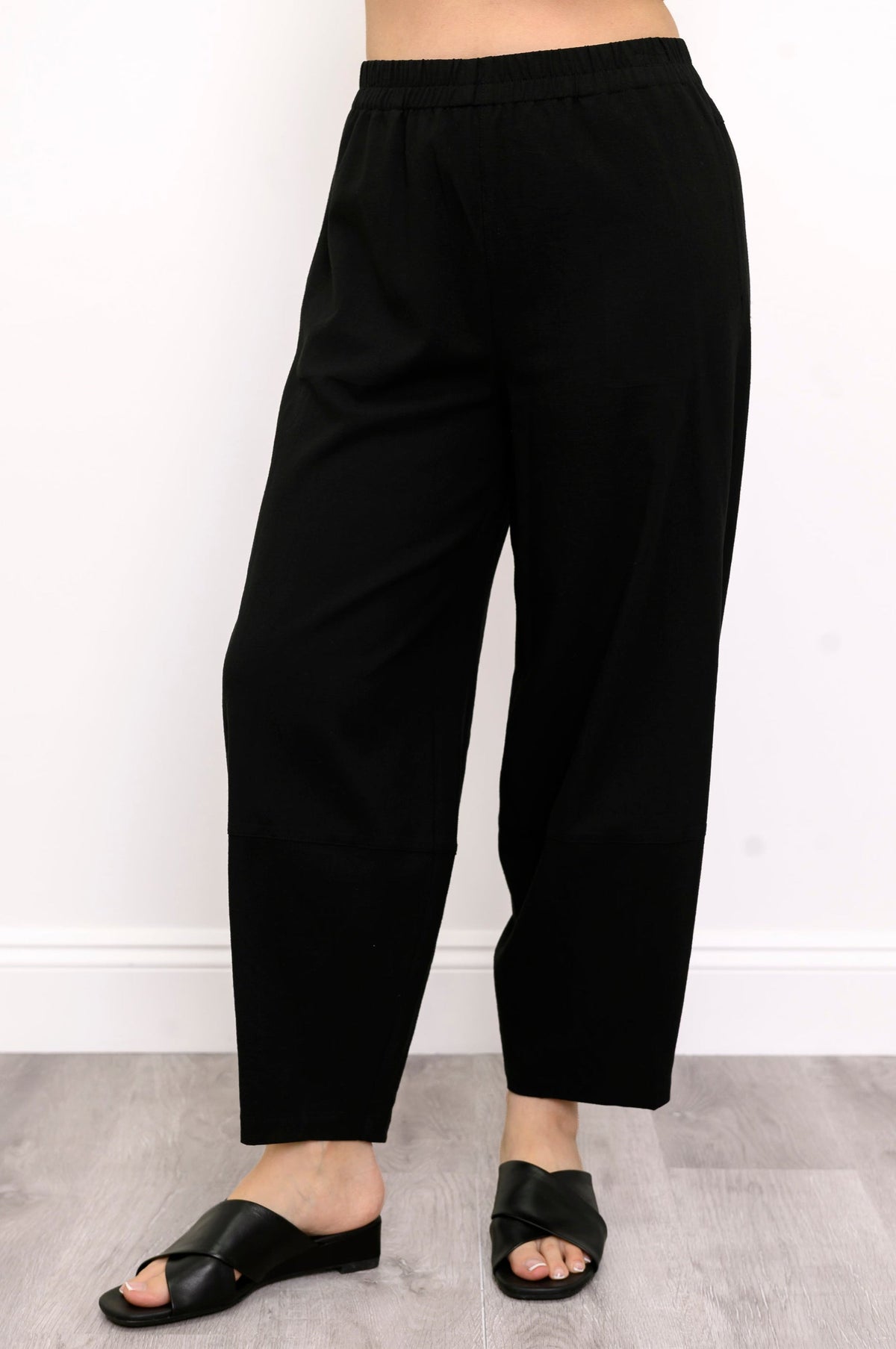 Boardwalk Pant, Black, Linen Viscose