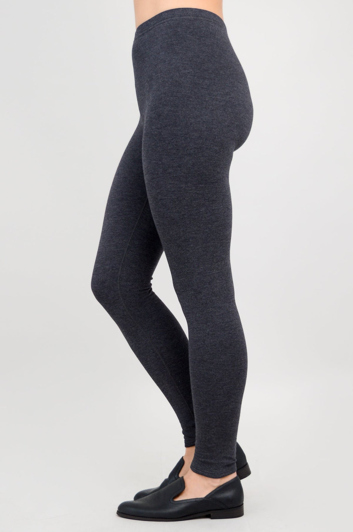 Bobbi Legging, Granite, Bamboo Fleece