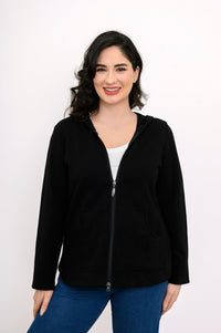 Bowen Jacket, Black, Cotton