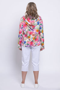 Bowen Jacket, Pink Bouquet, Cotton