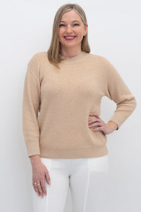 Brooklyn Sweater, Natural, Cotton