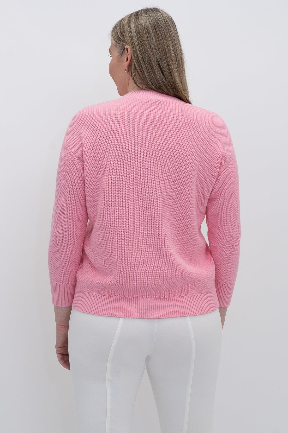 Brooklyn Sweater, Pink, Cotton